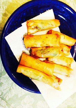 簡単巻くだけ 鶏ささみの梅しそ春巻き-レシピのメイン写真