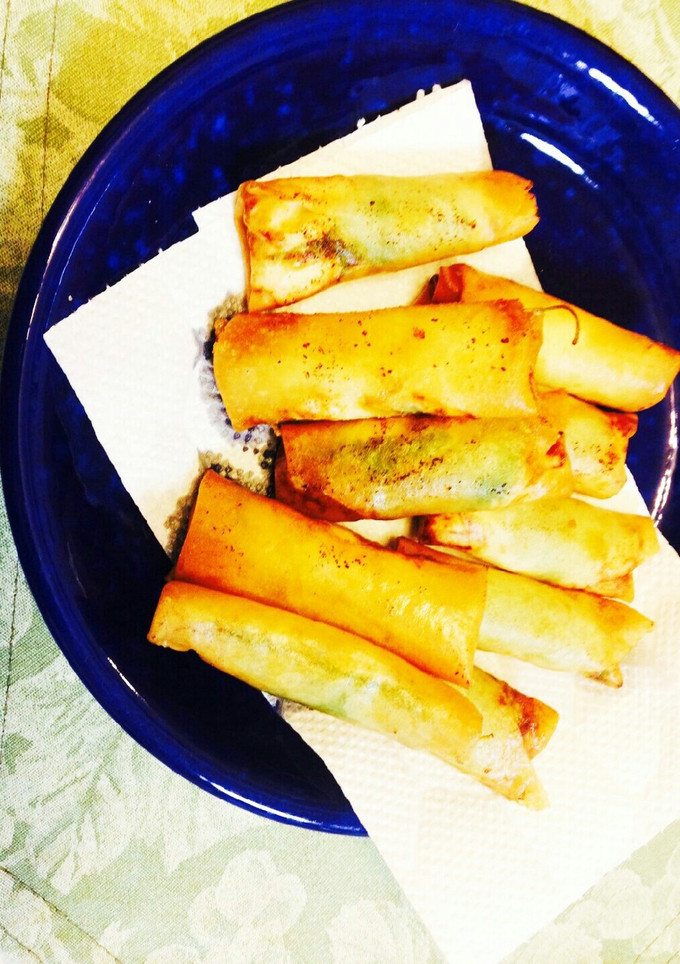 簡単巻くだけ 鶏ささみの梅しそ春巻き-レシピのメイン写真