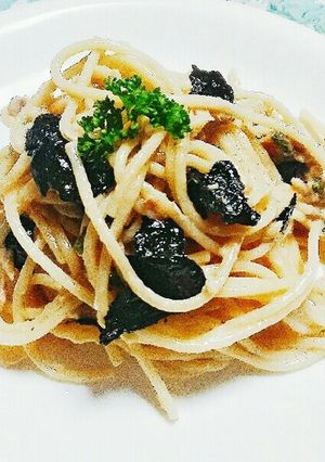 梅しそツナ和風？パスタ♪-レシピのメイン写真