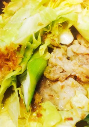 蒸すだけ♬春キャベツde柚子胡椒豚サンド-レシピのメイン写真