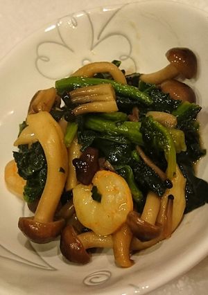 ほうれん草と海老の中華風炒め-レシピのメイン写真