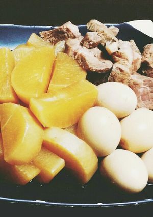 大根と豚肉と玉子の煮物-レシピのメイン写真