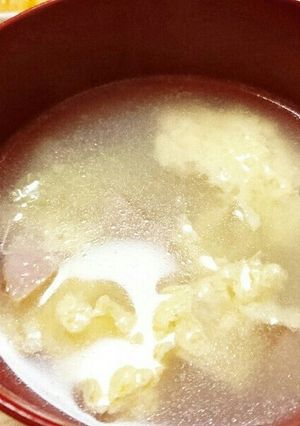 キャベツとウインナーの卵スープ-レシピのメイン写真