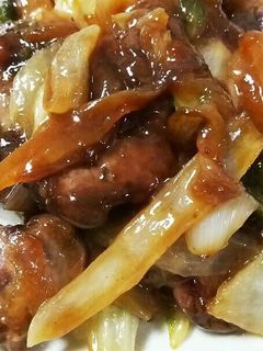 鶏レバーの野菜炒め-レシピのメイン写真