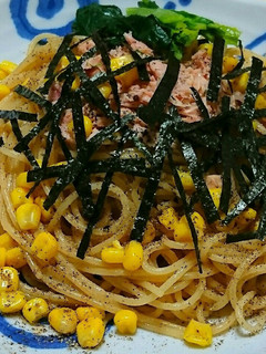 ツナとコーンのバター醤油パスタ-レシピのメイン写真