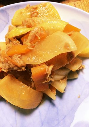 簡単！大根とツナ缶の炒め煮-レシピのメイン写真