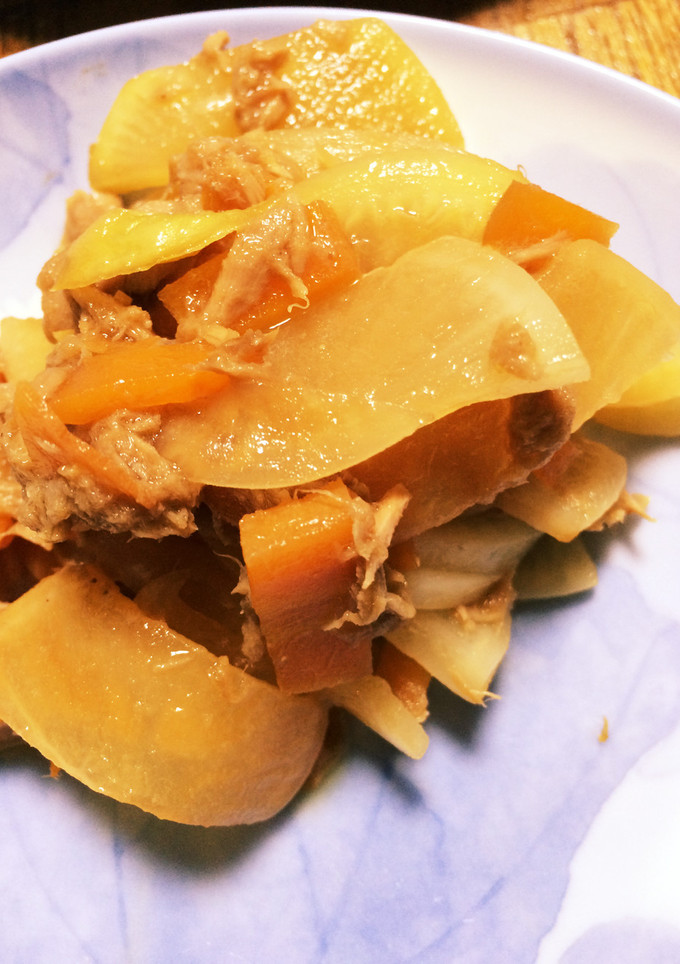 簡単！大根とツナ缶の炒め煮-レシピのメイン写真