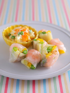 春野菜の生春巻き タルタルソース添え-レシピのメイン写真