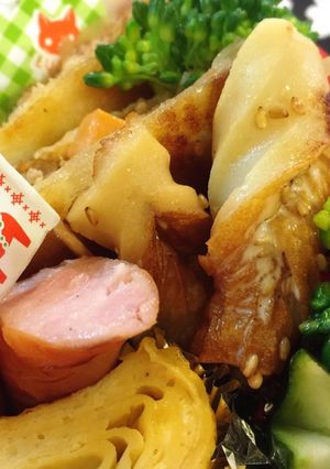 お弁当に♪くるりん竹輪の照りマヨ焼き-レシピのメイン写真