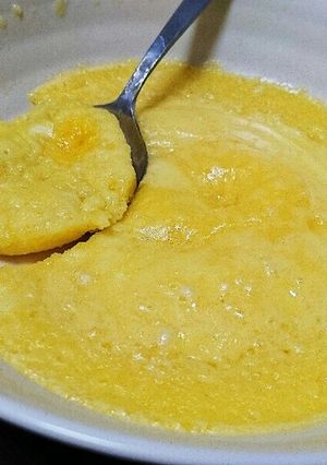 スライスチーズの蒸しケーキ(レンジで)-レシピのメイン写真