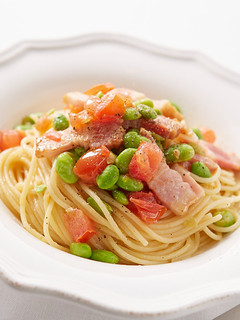 枝豆とベーコンのパスタ-レシピのメイン写真