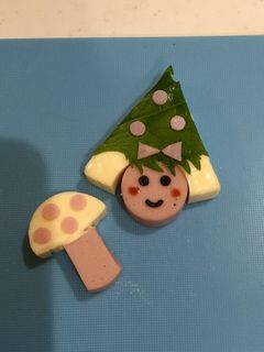 6Pチーズでげんキノコちゃん☆-レシピのメイン写真