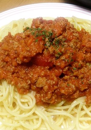 *母から教わったミートソース*-レシピのメイン写真