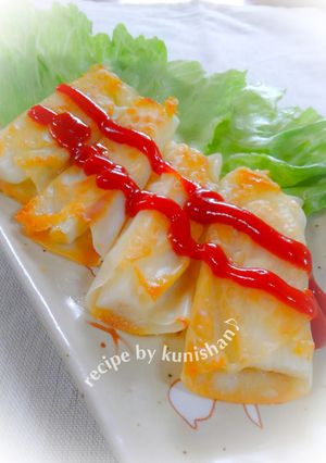 ギョーザの皮で長芋チーズロール♪-レシピのメイン写真