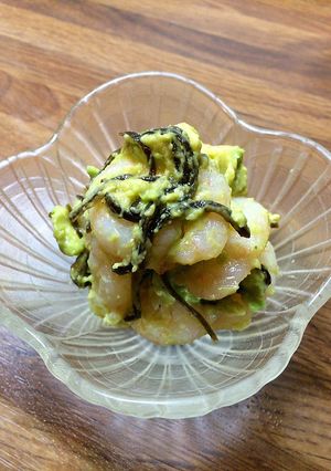 アボカド＆エビ＆塩昆布の和えもの♪-レシピのメイン写真