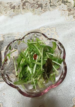 水菜で簡単サラダ-レシピのメイン写真