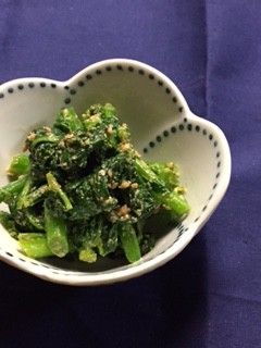 菜の花のゴマ和え-レシピのメイン写真