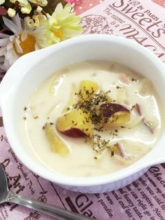 さつまいものミルクスープ-レシピのメイン写真