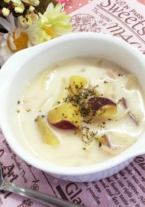 さつまいものミルクスープ-レシピのメイン写真