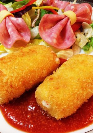 簡単♥️カフェ風＊カニクリームコロッケ-レシピのメイン写真