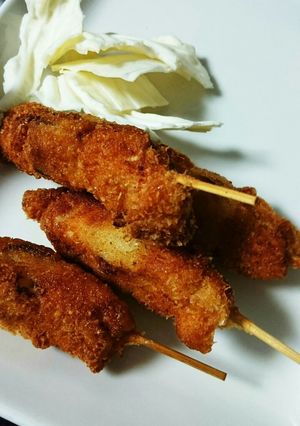 胸肉1枚と野菜で節約＊串かつパーティ-レシピのメイン写真