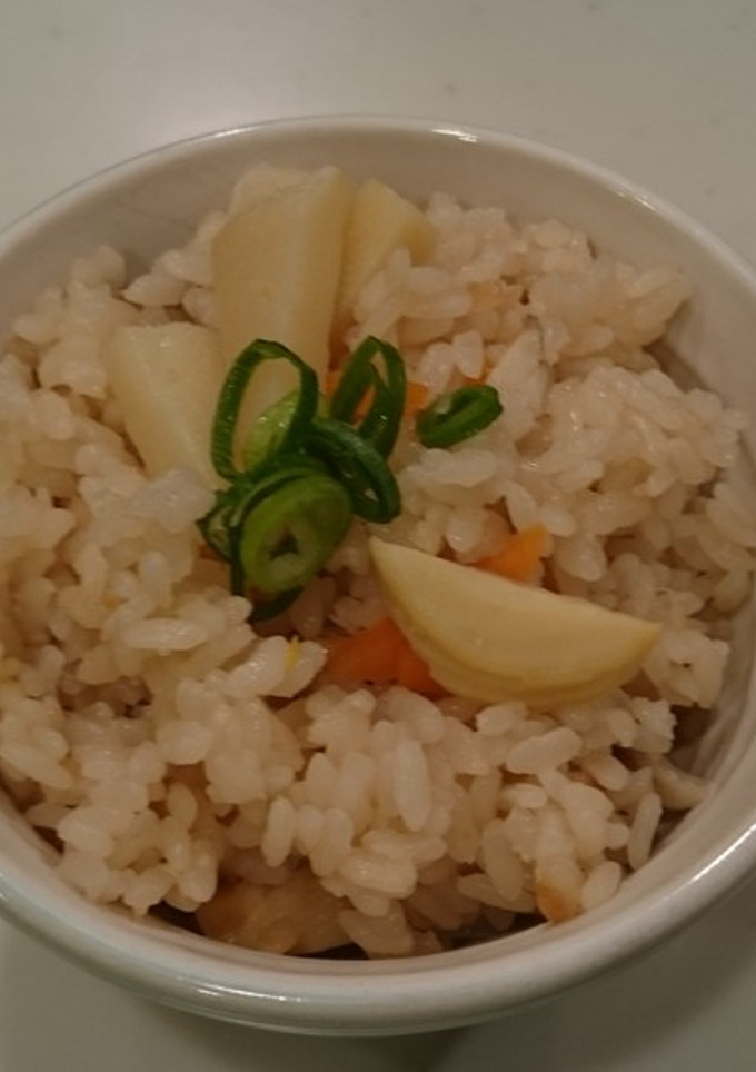 我が家のたけのこ炊き込みご飯！-レシピのメイン写真