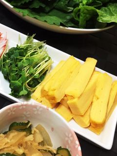お弁当や手巻きに!ふんわりはんぺん卵焼き-レシピのメイン写真