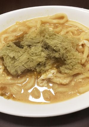 【一人暮らし】昆布卵うどん【風邪の時に】-レシピのメイン写真
