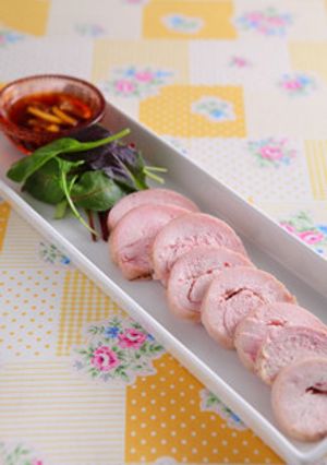 鶏ハム レモンソース添え-レシピのメイン写真