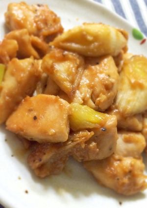 簡単！ささみのねぎ味噌炒め-レシピのメイン写真