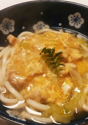 親子うどん-レシピのメイン写真