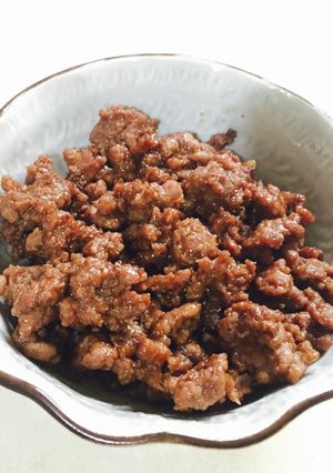 焼肉風味の超簡単牛そぼろ-レシピのメイン写真
