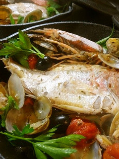 フライパンで簡単に♪鯛のアクアパッツァ-レシピのメイン写真