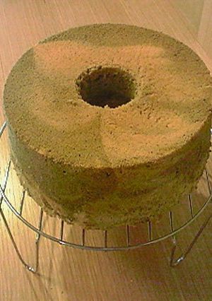 抹茶のマーブルシフォンケーキ-レシピのメイン写真