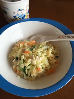 離乳食後期(10か月)☆ミルク野菜パスタ-レシピのメイン写真