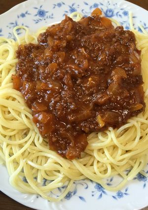 ミートソーススパゲッティ(母の味)-レシピのメイン写真