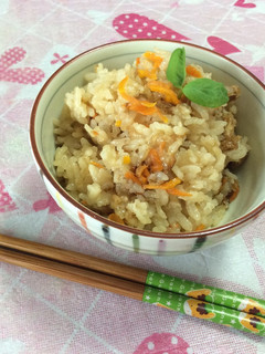 ♡にんじん☆炊くだけご飯♡-レシピのメイン写真