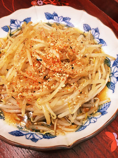 レンジで簡単!袋のまんま!もやしおかず-レシピのメイン写真
