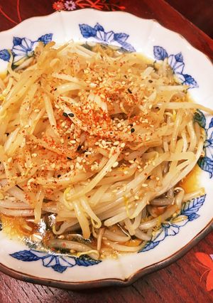 レンジで簡単！袋のまんま！もやしおかず-レシピのメイン写真