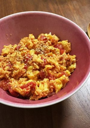 【簡単】ふわとろ！トマトと卵の中華丼-レシピのメイン写真