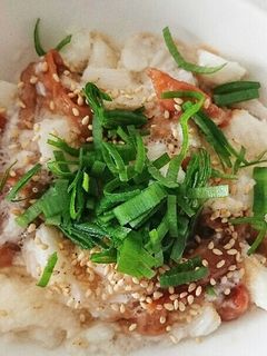 長芋と梅の簡単おつまみ♪-レシピのメイン写真