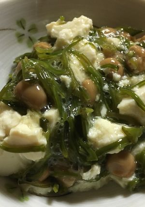 めかぶ納豆、豆腐の和え物-レシピのメイン写真