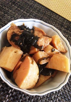 筍と長芋のたっぷり梅煮-レシピのメイン写真