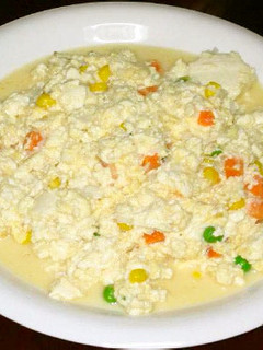 豌豆炒豆腐|グリンピース入り豆腐炒り卵-レシピのメイン写真