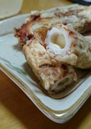 チーズとカニカマの入ったちくわの天ぷら-レシピのメイン写真