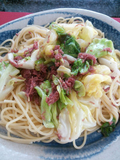 コンビーフパスタ-レシピのメイン写真
