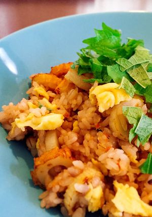 竹輪と鮭フレークの醤油麹チャーハン☆彡-レシピのメイン写真