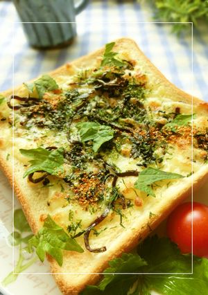 磯＊紫蘇香る❀胡麻チーズ和トースト-レシピのメイン写真