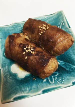 材料4つ！！肉巻きおにぎり-レシピのメイン写真