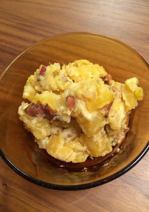 さつまいもとナッツのクリームチーズサラダ-レシピのメイン写真